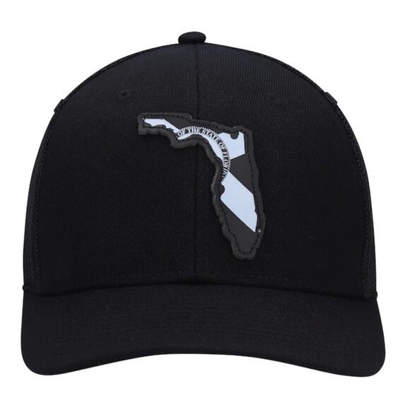 Branded Bills Florida hat small medium black new flexfit NEW - Picture 1 of 5